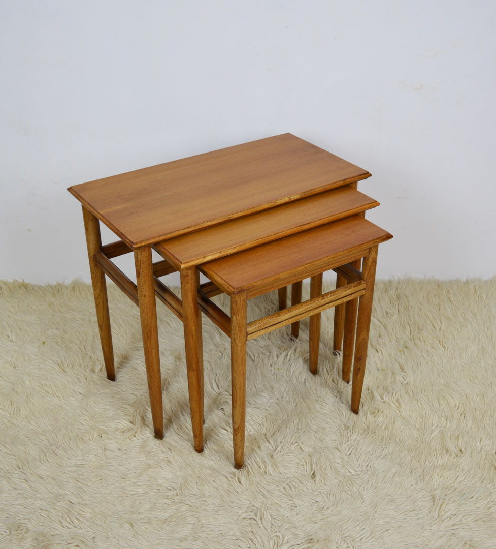 Mid Century Nesting Tables Retrosexual Vintage Shop