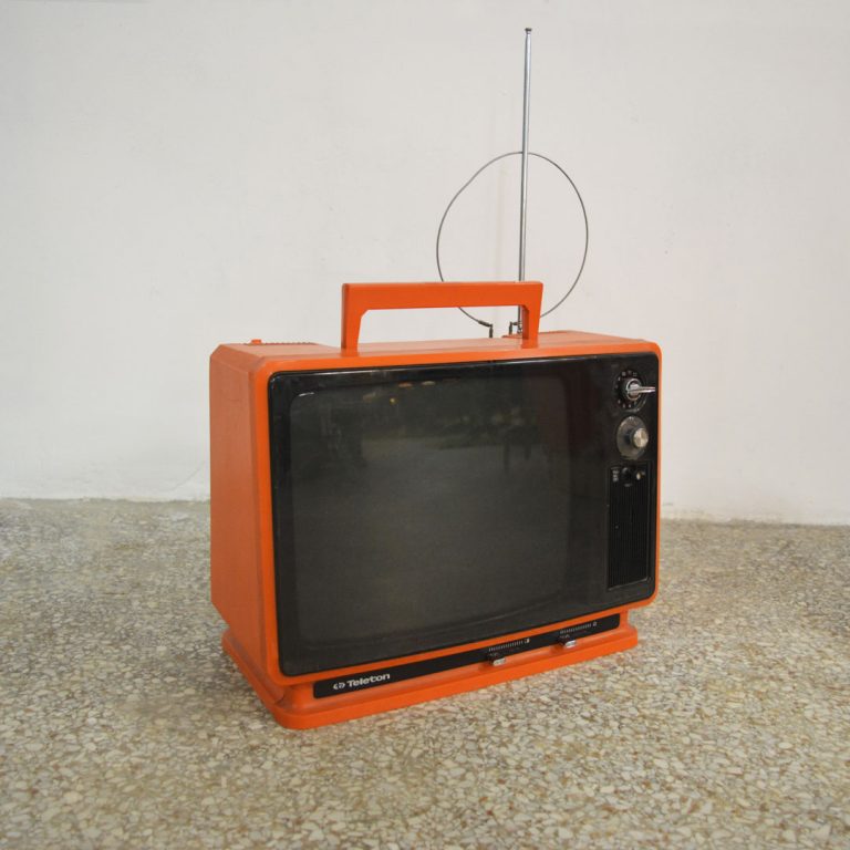 Vintage SONY Solid State Portable TV - CVM 110OUET -Rent Only