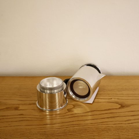 Alessi - Aldo Rossi - Cafetière - La Cupola - Aluminium, Résine/Polyester