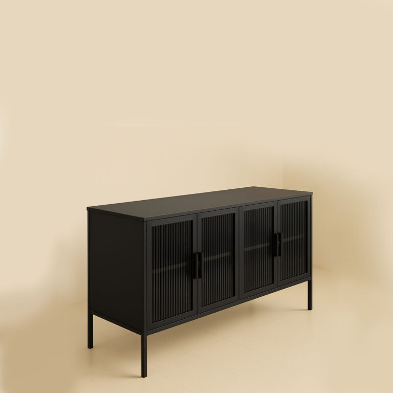 Ribbed Glass Sideboard - MODERNON - A Retrosexual Movement